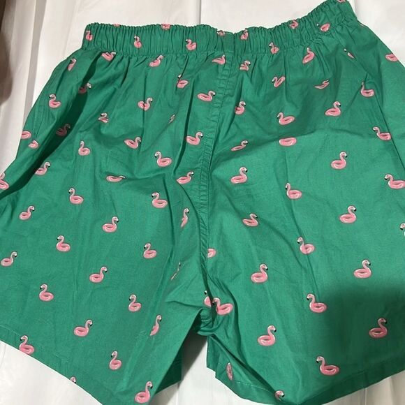 J. Crew Factory bv599 Pink and green flamingo boxers size small NWT - Picture 10 of 10